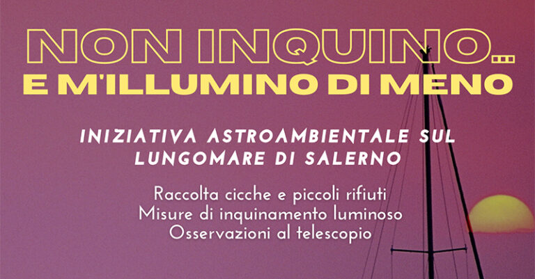 m'illumino di meno salerno