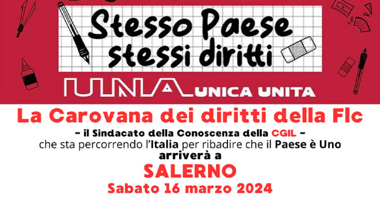 locandina salerno cgil flc cgil