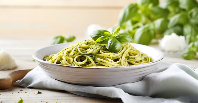 linguine al pesto fb