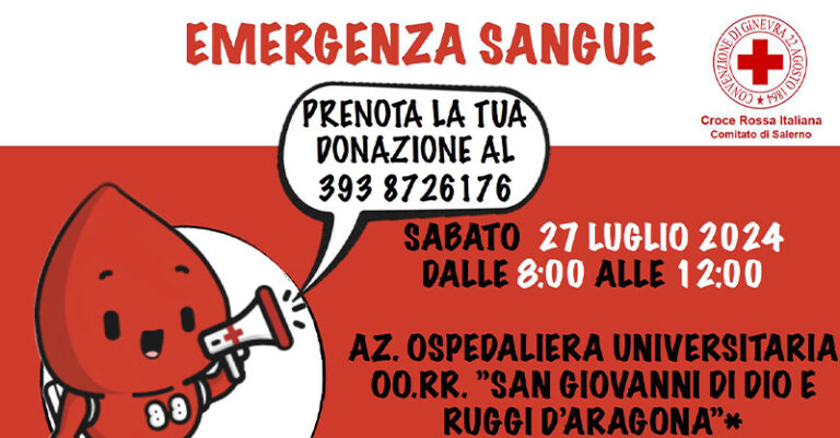 donazione sangue ruggi 27 luglio FB