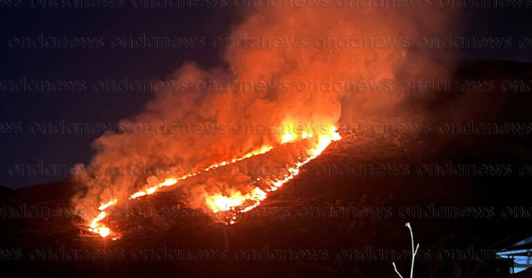 incendio teggiano 18 luglio 2024 FB