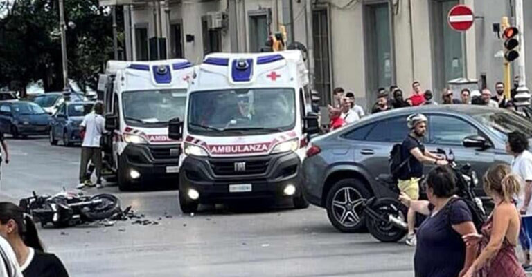 incidente moto salerno 2 luglio