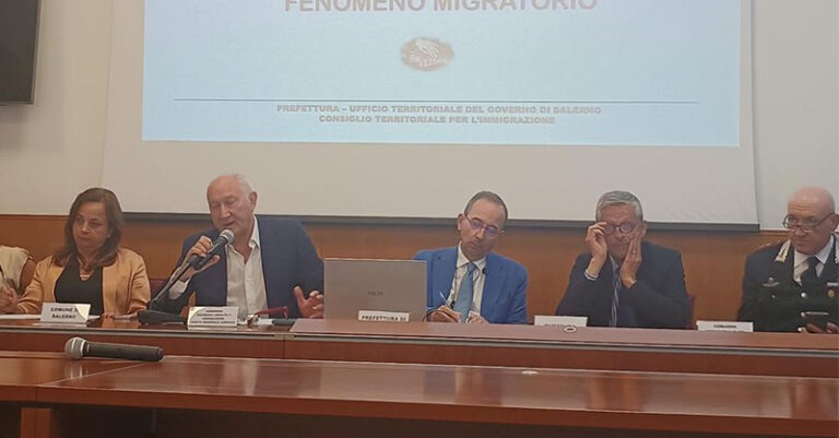 prefettura salerno fenomeno migratorio 2 luglio 2024