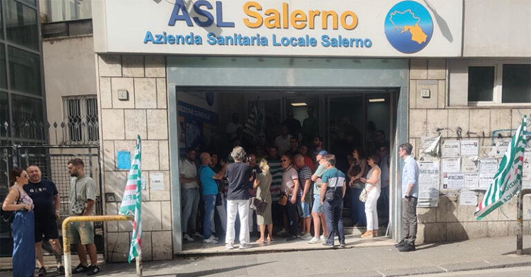 protesta asl salerno