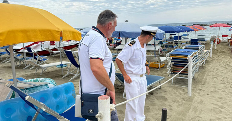 sequestro spiaggia casal velino 24 luglio 2024