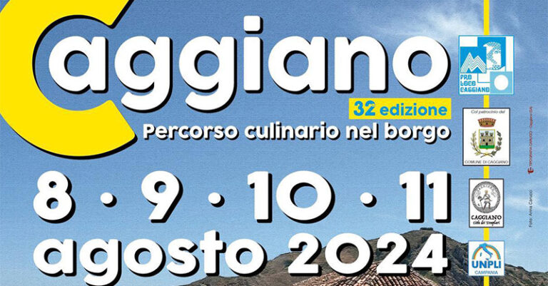 Manifesto Percorso Culinario 2024 Caggiano FB