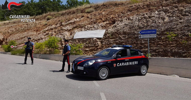 controlli carabinieri val d'agri