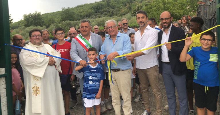 inaugurazione campo calcio a 5 roscigno FB