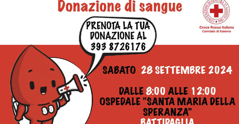 donazione sangue 28 settmbre battipaglia FB