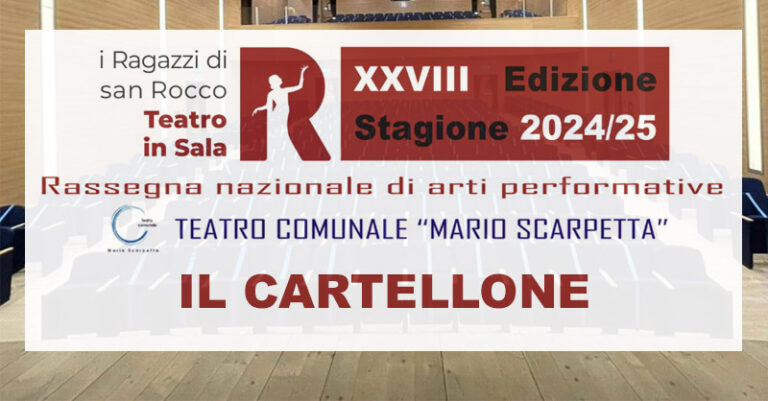 teatro in sala stagione 2024-2025 fb