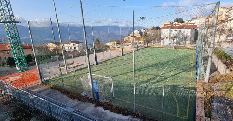 campo sportivo caggiano riqualificazione FB