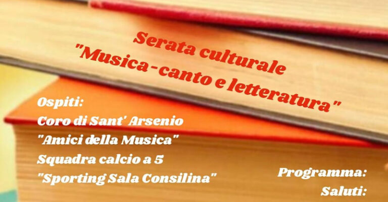 serata culturale sala consilina 17 novembre