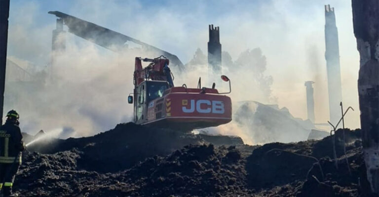 incendio salerno area compostaggio