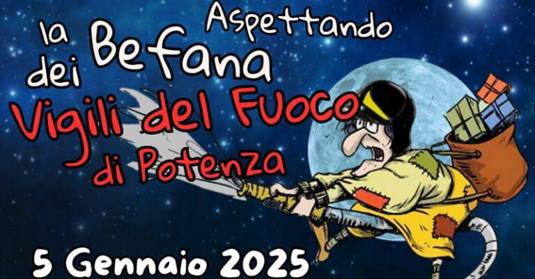 aspettando la befana dei vigili del fuoco potenza