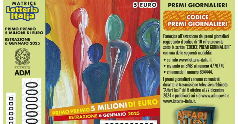 lotteria italia 2025 biglietto