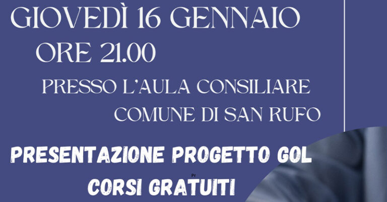 presentazione progetto gol san rufo